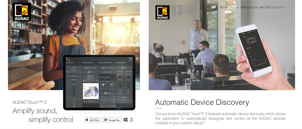 AUDAC Touch 2